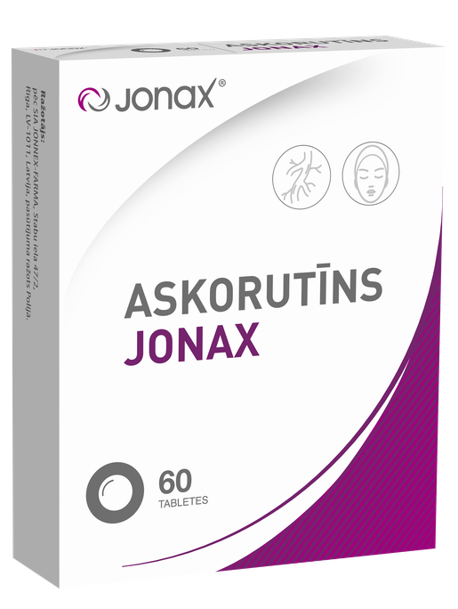 JONAX Askorutīns tabletes, 60 gab. - 1