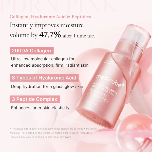 MEDICUBE PDRN Pink Exosome Shot 7501 serums, 30 ml - 2