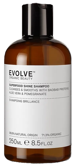 EVOLVE Superfood Shine Natural šampūns, 250 ml - 1