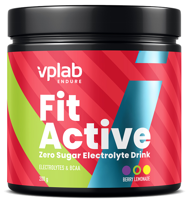 VPLAB FitActive Zero Lemonade pulveris, 200 g - 1