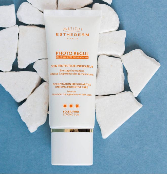 INSTITUT ESTHEDERM Photo Regul Pigmentation Irregularities Unifying Protective Care Strong Sun sejas krēms, 50 ml - 3