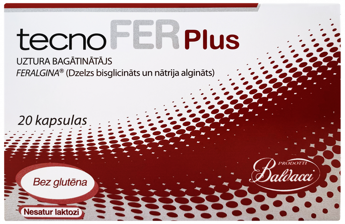 TECNOFER Plus kapsulas, 20 gab. - 1