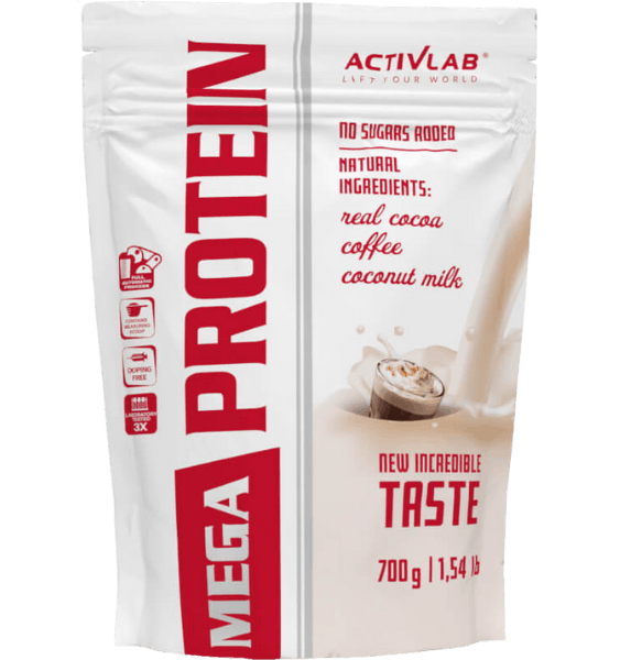 ACTIVLAB Mega protein Mocca, moka kavos skonio milteliai, 700 g - 1