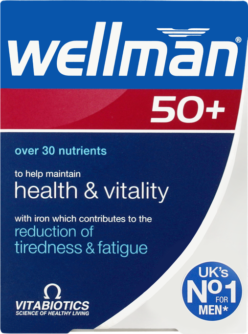WELLMAN 50+ tabletes, 30 gab. - 1