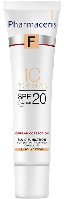 PHARMACERIS F Capilar-Correction 10 Porcelain SPF 20 fluīds, 30 ml - 1