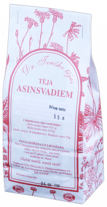 DR.TEREŠKO Asinsvadiem beramā tēja, 55 g - 1