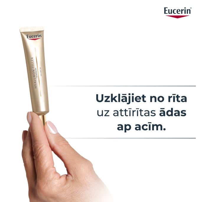 EUCERIN Hyaluron-Filler + Elasticity SPF20 acu krēms, 15 ml - 2