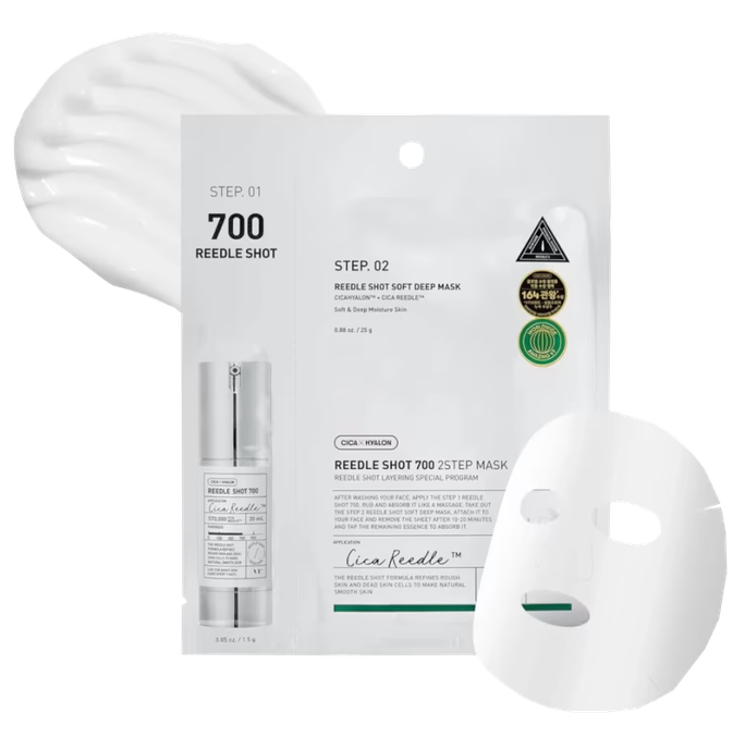 VT COSMETICS Reedle Shot 700 2-Step sejas maska, 1 gab. - 2