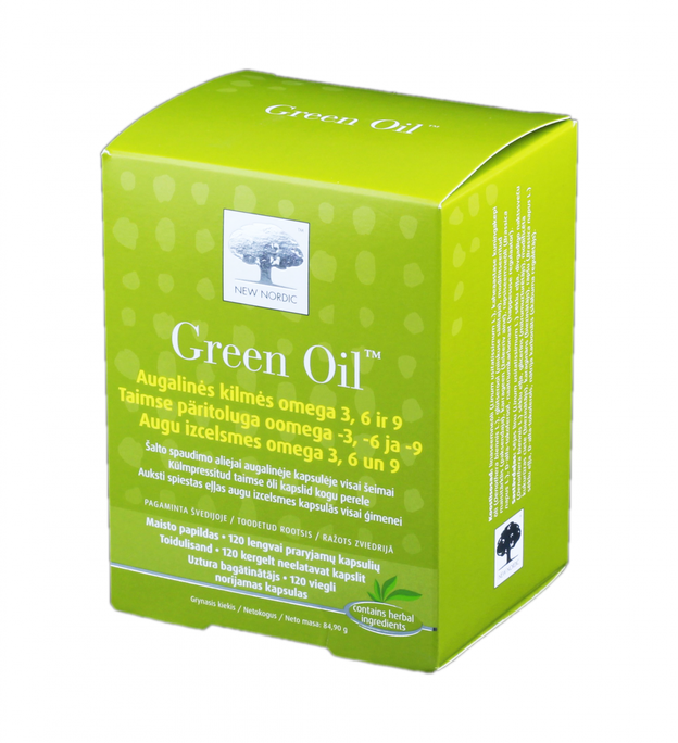 NEW NORDIC Green Oil kapsulas, 120 gab. - 1