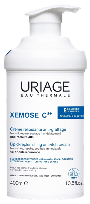 URIAGE Xemose C8+ Universāls Mīkstinošs krēms, 400 ml - 1