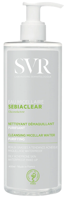 SVR Sebaclear micelārais ūdens, 400 ml - 1