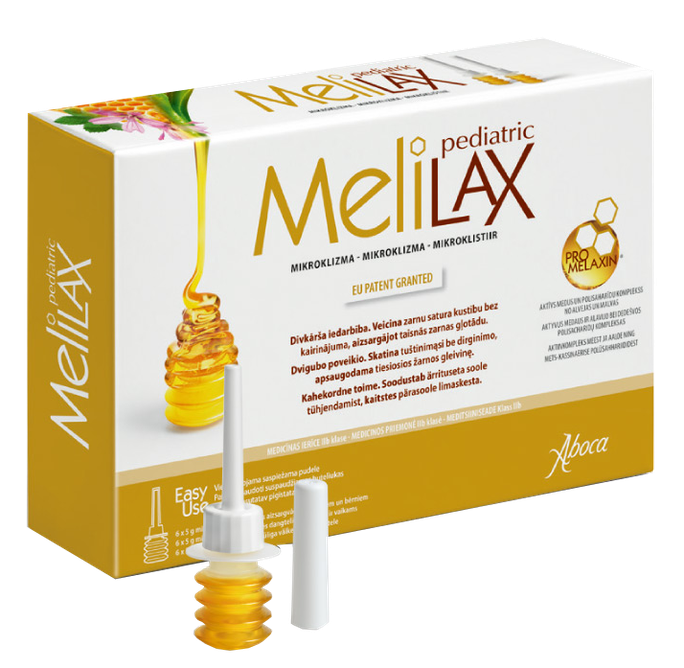 MELILAX Pediatric 5 g klizma, 6 gab. - 1