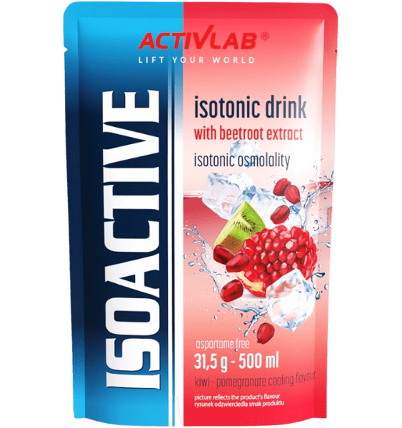 ACTIVLAB Iso Active Pomegranate, granatų skonio milteliai, 31.5 g - 1