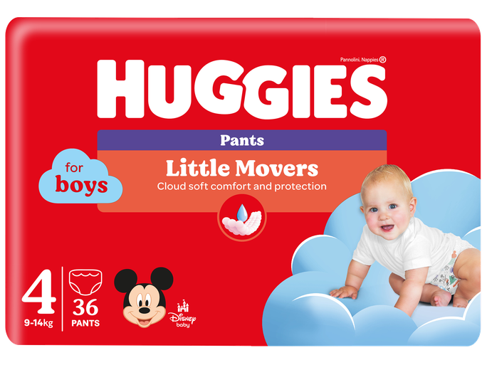 HUGGIES Pants D Jumbo Pack S4 pull-up for boys, 9-14kg biksītes, 36 gab. - 1