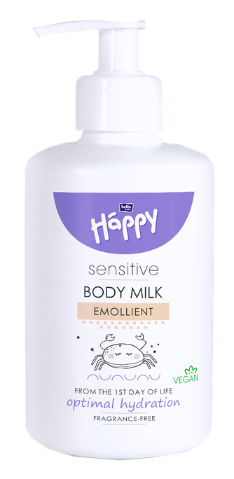 HAPPY Sensitive ķermeņa pieniņš, 300 ml - 1