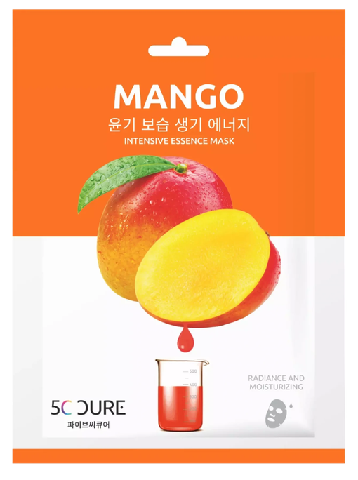 5C CURE Mango sejas maska, 1 gab. - 1