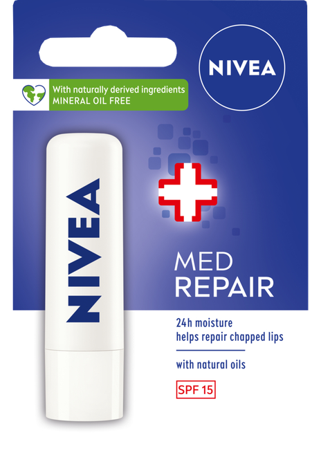 NIVEA Med Repair lūpu balzams, 4.8 g - 1