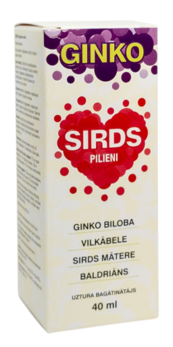 GINKO Sirds pilieni, 40 ml - 1