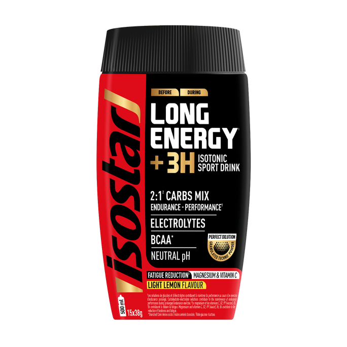 ISOSTAR Long Energy Lemon pulveris, 570 g - 1