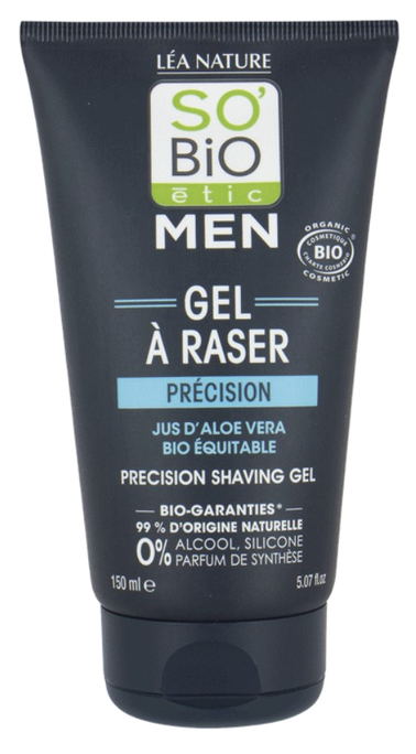 SO BIO ETIC Men Precision skūšanas želeja, 150 ml - 1