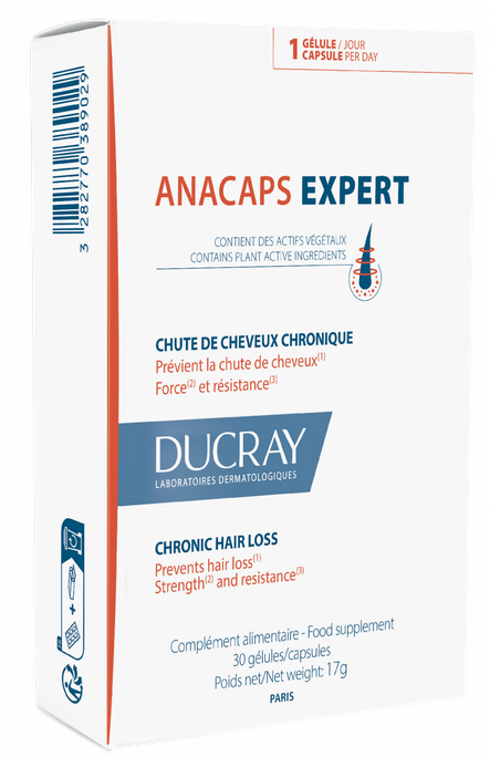 DUCRAY Anacaps Expert kapsulas, 30 gab. - 1