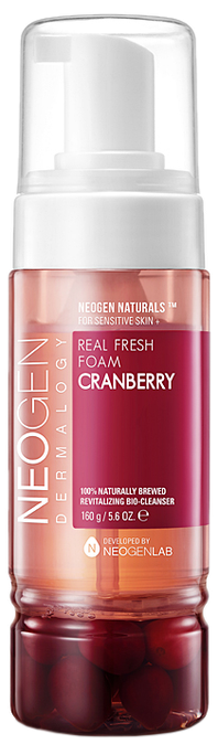 NEOGEN Dermalogy Real Fresh Foam - Cranberry attīrošas putas, 120 g - 1