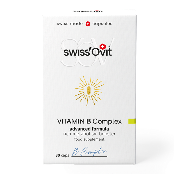 SWISS OVIT Vitamin B Complex kapsulas, 30 gab. - 1