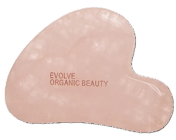 EVOLVE Rose Quartz Gua Sha masāžas plāksne, 1 gab. - 1