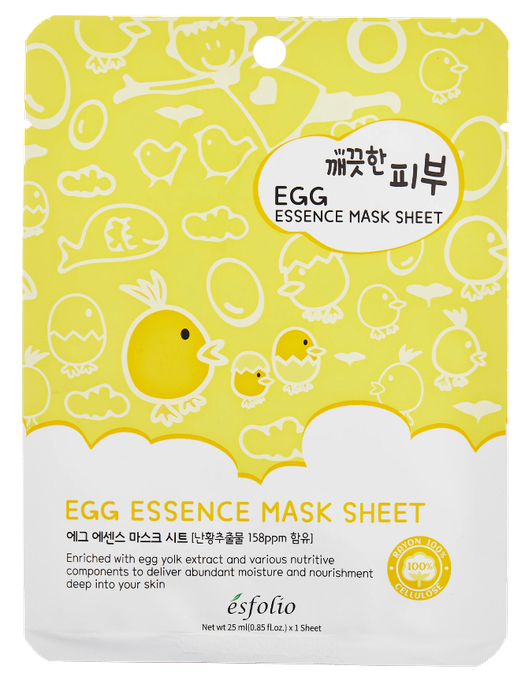 ESFOLIO Pure Skin Egg Essence auduma sejas maska, 1 gab. - 1