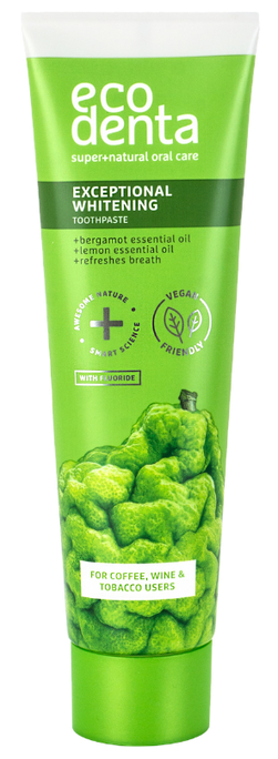 ECODENTA With Bergamot And Lemon Essential Oils zobu pasta, 100 ml - 1