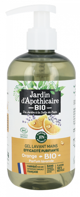 JARDIN D'APOTHICAIRE Ar apelsīniem un lavandu ekoloģiskas šķidrās ziepes, 300 ml - 1
