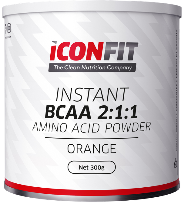 ICONFIT BCAA 2:1:1 - Orange pulveris, 300 g - 1