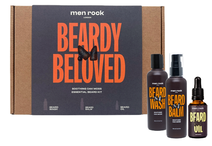 MEN ROCK Oak Moss, Beard Care komplekts, 1 gab. - 1