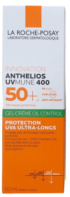 LA ROCHE-POSAY Anthelios Oil Control SPF 50+ želejkrēms, 50 ml - 2