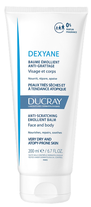DUCRAY Dexyane Anti-Scratching Emollient balzams, 200 ml - 1