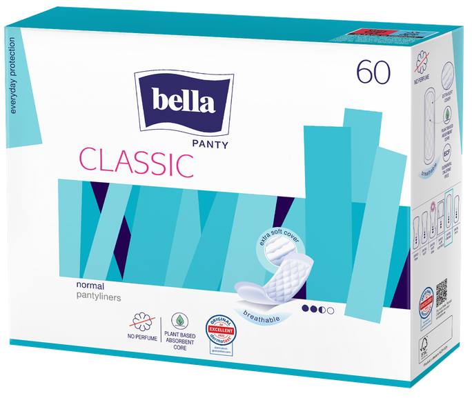 BELLA Panty Classic ikdienas ieliktnīši, 60 gab. - 1