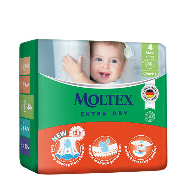MOLTEX Extra Dry Maxi autiņbiksītes, 30 gab. - 1