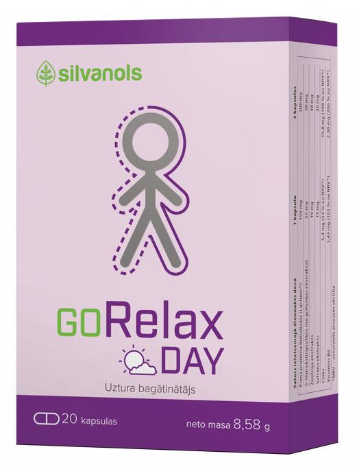 GORELAX DAY kapsulas, 20 gab. - 1