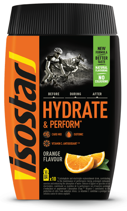 ISOSTAR Hydrate & Perform Orange pulveris, 400 g - 1