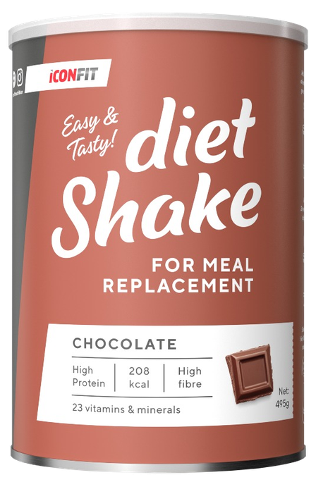 ICONFIT Diet Shake - Chocolate kokteilis, 495 g - 1