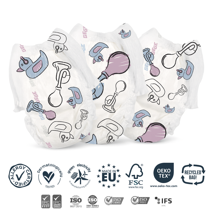 GEGE Genius Baby PNTS (9-15 kg) Maxi 4 biksītes, 40 gab. - 3