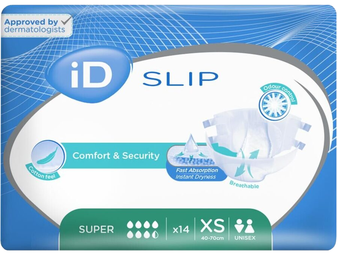 ID Expert Slip Super XS autiņbiksītes, 14 gab. - 1