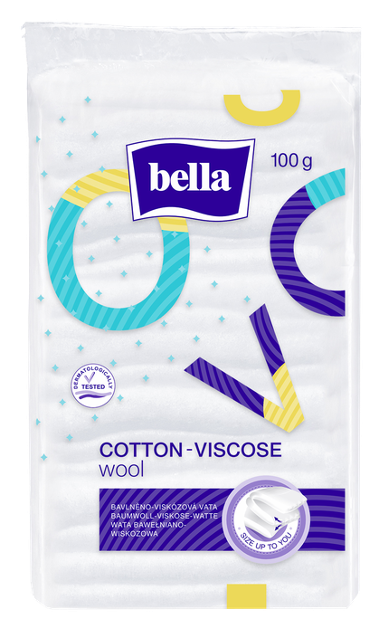 BELLA COTTON Cotton Viscose vate, 100 g - 1