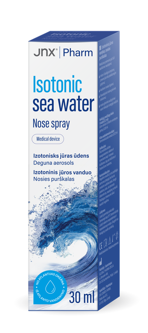 JONAX Izotonisks Jūras Ūdens deguna aerosols, 30 ml - 1