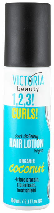 VICTORIA BEAUTY 1,2,3! Curls! for Curly Hair losjons, 150 ml - 1