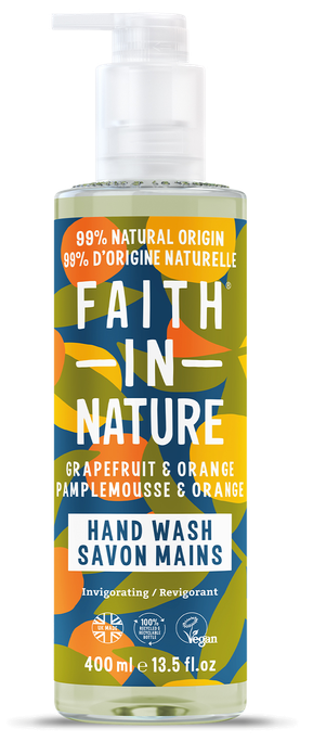 FAITH IN NATURE Grapefruit & Orange šķidrās ziepes, 400 ml - 1