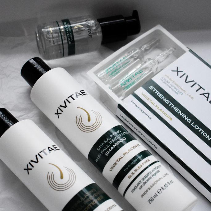 XIVITAE Stimulējošs Pret Matu Izkrišanu ar Augu Izcelsmes Placentu šampūns, 250 ml - 3