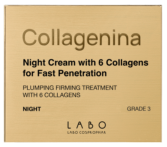 COLLAGENINA With 6 Collagens, Grade 3, Night sejas krēms, 50 ml - 2