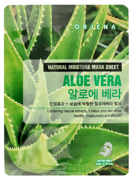 ORJENA Natural Moisture Aloe auduma sejas maska, 1 gab. - 1