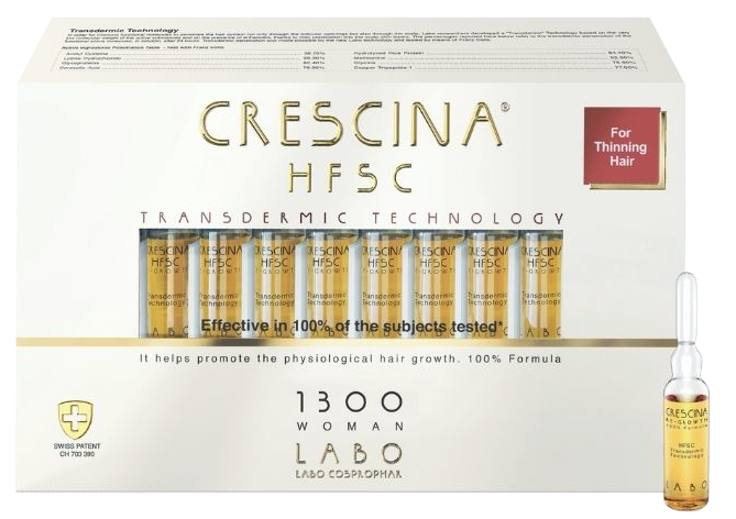 CRESCINA 1300 Transdermic Woman ampulas, 20 gab. - 1